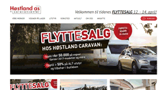Desktop Screenshot of hostlandas.no